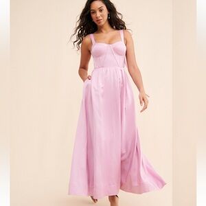Elegant Pink Women's Dress